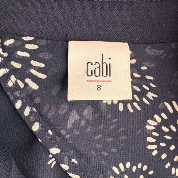 Cabi Nautical‎ Blazer Womens 8 Navy Double Breasted Grand Slam Stretch Old Money - Picture 3 of 7